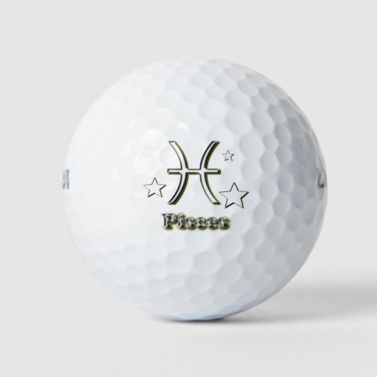 Balles De Golf Symbole de Pisces (Devant)