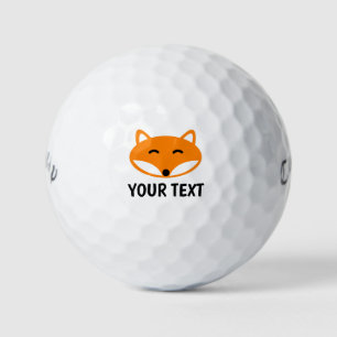 Balles De Golf Symbole de renard rouge amusant jeu cadeau de ball
