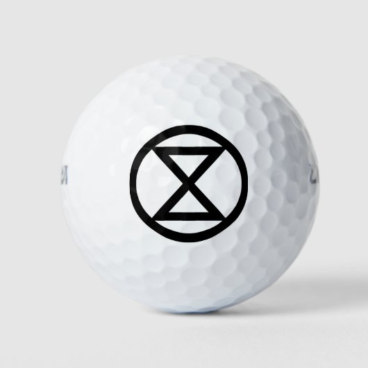Balles De Golf Symbole d'extinction (Devant)