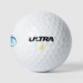 Balles De Golf Symbole d'infini avec plume arc-en-ciel (Logo)