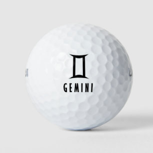 Balles De Golf Symbole du zodiaque de Gemini