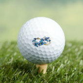 Balles De Golf Symbole infini de papillons Morpho bleus (T-shirt Insitu)