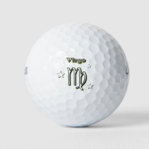 Balles De Golf Symbole Virgo