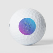 Balles De Golf Symbole Virgo Zodiac Star Horoscope Constellation (Devant)