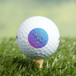 Balles De Golf Symbole Virgo Zodiac Star Horoscope Constellation