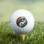 Balles De Golf SYMBOLE YIN Yang Koi Fish (T-shirt Insitu)