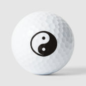 Balles De Golf Symbole Yin Yang - tatouage solide (Recto)
