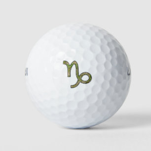 Balles De Golf Symbole zodiaque Capricorne Élément par K Yoncich
