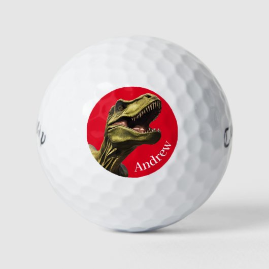 Balles De Golf T.rex Callaway Warbird Golf Balls personnalisés (Devant)