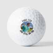 Balles De Golf T-shirt et toujours sur Par Funny 40e anniversaire (Recto)