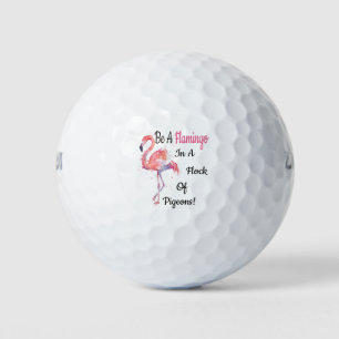 Balles De Golf t-shirt flamingo love