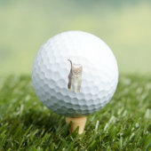 Balles De Golf Tabby Chat Avec Ballons De Golf Texte (T-shirt Insitu)