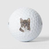 Balles De Golf Tabby Gris (Devant)