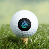 Balles De Golf Tabourets dans Bushes (T-shirt Insitu)