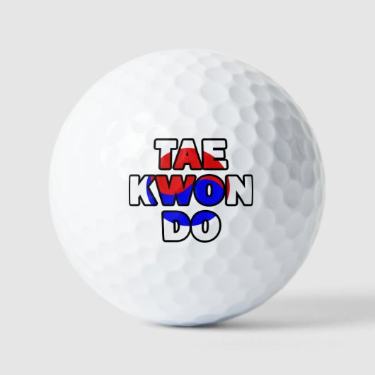 Balles De Golf Taekwondo (Recto)