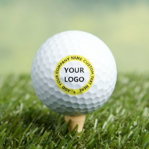 Balles de golf tampons avec logo et texte personna