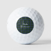 Balles De Golf Tartan écossais original Gunn (Devant)