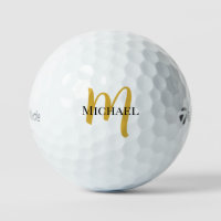 Taylor Made TP5 12 Pack Golf Balls Gold Monogramme