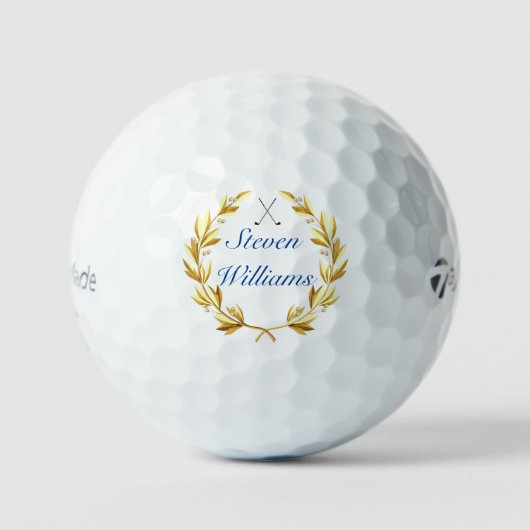 Balles De Golf TaylorMade Golf Balls-Custom Name Golf Balls (Recto)