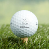 Balles De Golf TaylorMade Golf Balls-Custom Name Golf Balls (T-shirt Insitu)