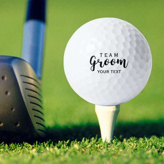 Balles De Golf Team Groom Les Favoris de Mariage Moderne pour Gro