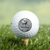 Balles De Golf Tee de golf en argent monogrammé (T-shirt Insitu)