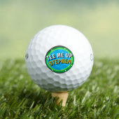 Balles De Golf TEE ME UP Personnalisé (T-shirt Insitu)