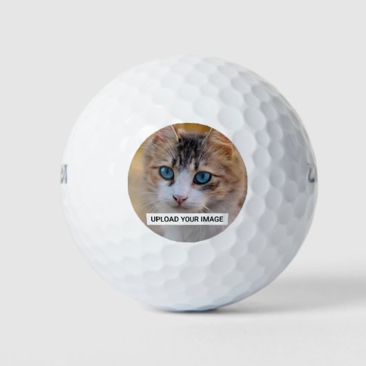 Balles De Golf Téléchargez votre photo Cute Cat (Devant)
