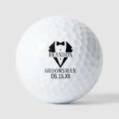 Balles De Golf Témoignage Cadeaux de Mariage Personnalisés pour G (Recto)