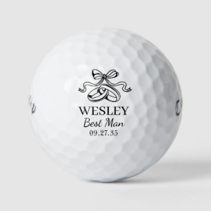Balles De Golf Témoin de mariage