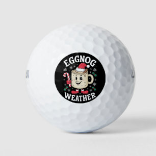Balles De Golf Temps de lait de poule Noël Noël rétro