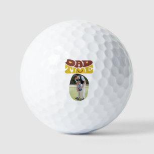 BALLES DE GOLF TEMPS DU PÈRE UN DESIGN AMUSANT ET TENDANCE