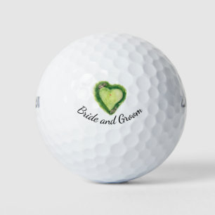 Balles De Golf Terrain de golf en forme de cœur