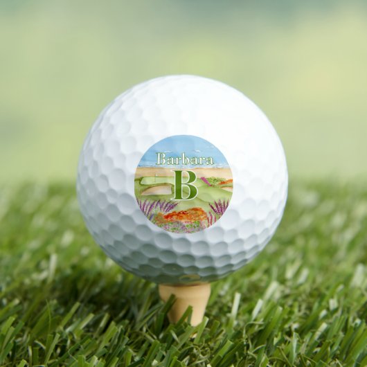 Balles De Golf Terrain de golf Monogram par la plage  (T-shirt Insitu)