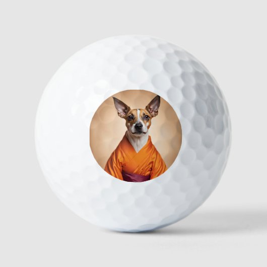 Balles De Golf Terrier brésilien bouddhiste (Recto)