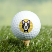 Balles De Golf Terrier de Boston (T-shirt Insitu)