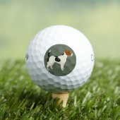 Balles De Golf Terrier Jack Russell (T-shirt Insitu)