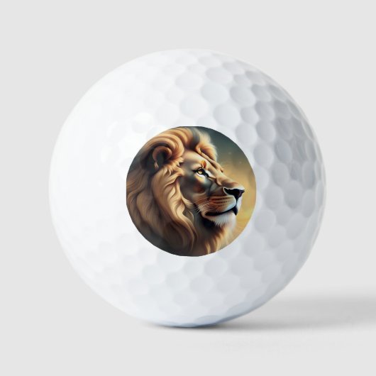 Balles De Golf Tête de lion (Recto)