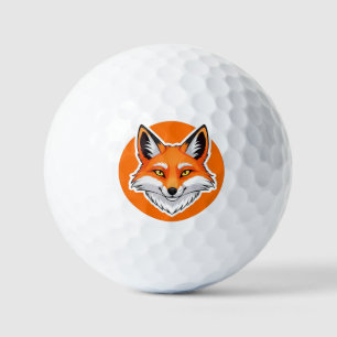 Balles De Golf Tête de renard vibrant