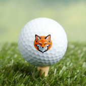 Balles De Golf Tête de renard vibrant (T-shirt Insitu)