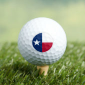 Balles De Golf Texas Golf Balls, drapeau de l'état / Patriotes (T-shirt Insitu)
