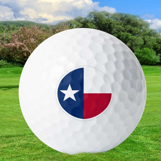 Balles De Golf Texas Golf Balls, drapeau de l'état / Patriotes
