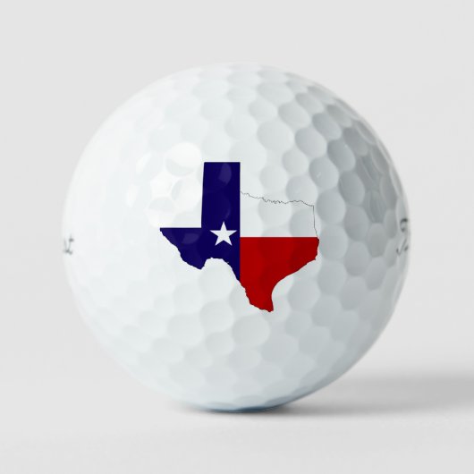 Balles De Golf Texas Lone Star State (Recto)