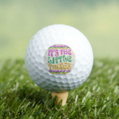 Balles De Golf Texte ondulé tendance affirmation inspirante Boho (T-shirt Insitu)