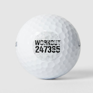 Balles De Golf Texte usé et rayé Workout 247365 rustique