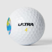 Balles De Golf Texture peinte (Logo)