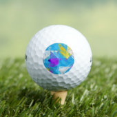 Balles De Golf Texture peinte (T-shirt Insitu)