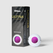 Balles De Golf Texture violette (Emballage)