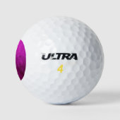 Balles De Golf Texture violette (Logo)