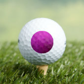 Balles De Golf Texture violette (T-shirt Insitu)